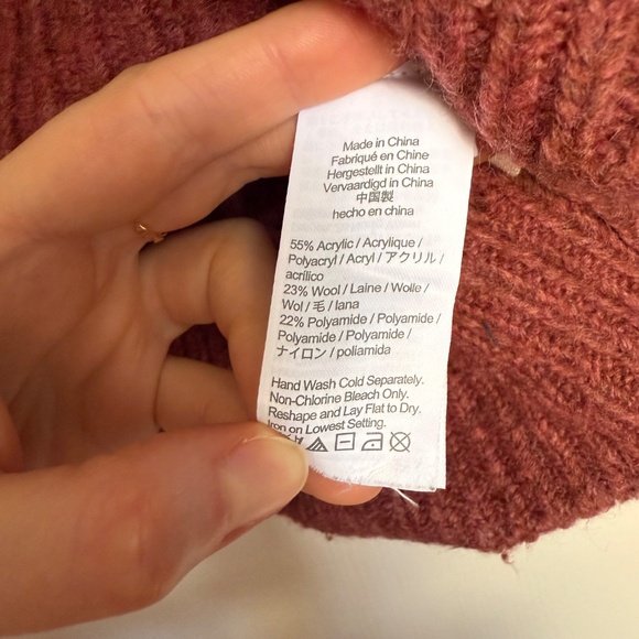 Madewell Pointelle Balloon-Sleeve Pullover Sweater size S - Picture 6 of 10